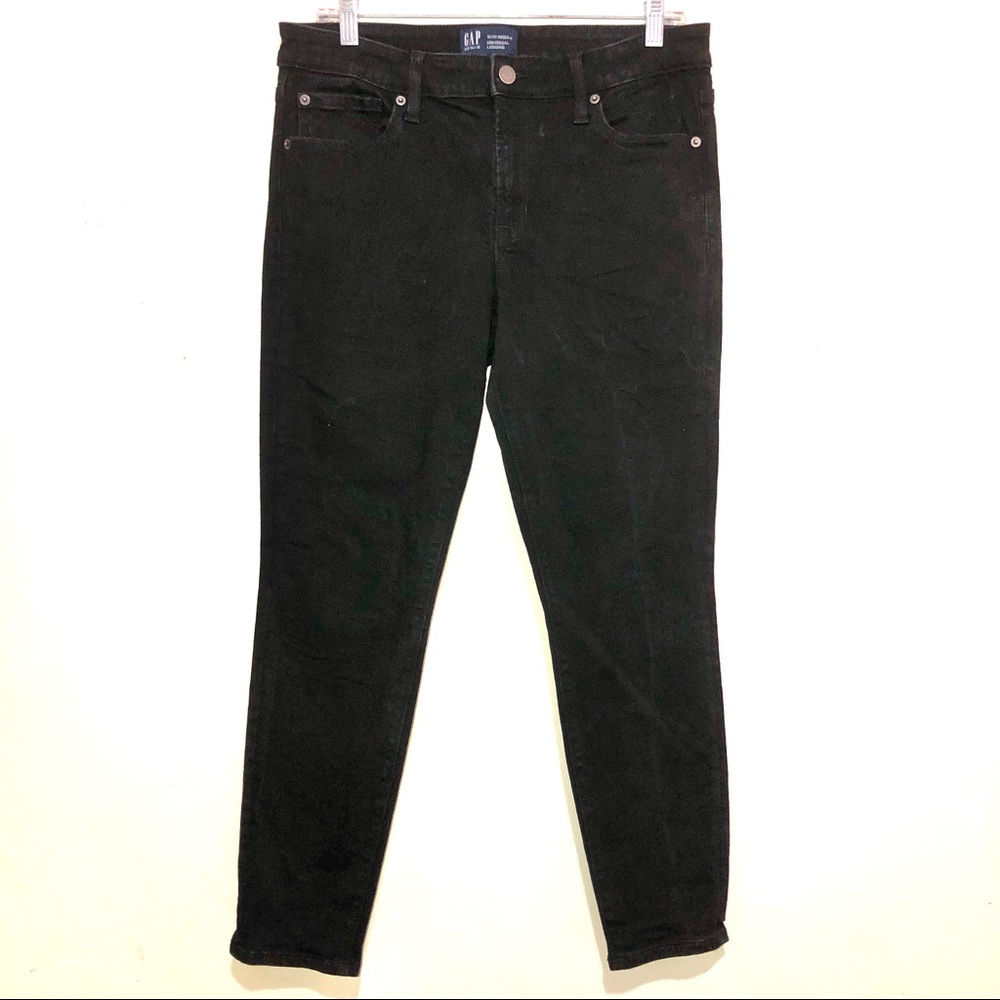 GAP Universal Black Universal Legging Jeans Size 12/31 Regular